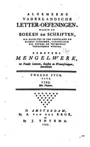 Tapa de Vaderlandsche letteroefeningen