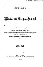 Tapa de Buffalo Medical and Surgical Journal