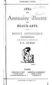 Tapa de Annuaire illustré des beaux-arts: revue artistique universelle, publiée sous ...
