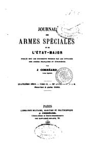 Tapa de Journal des armes spéciales et de l'état-major