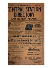 Tapa de Powers' Central Station Directory and Buyers' Manual