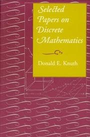 Tapa de Selected Papers on Discrete Mathematics
