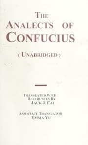 Tapa de The analects of Confucius