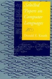Tapa de Selected Papers on Computer Languages