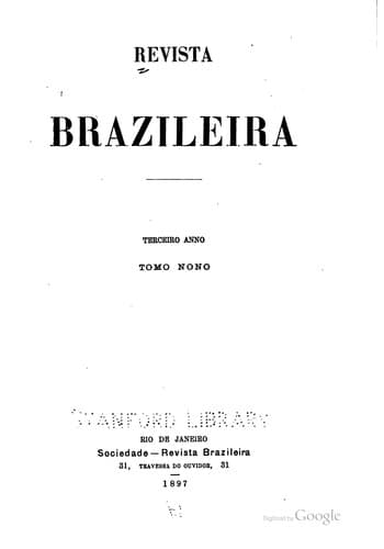 Tapa de Revista brazileira