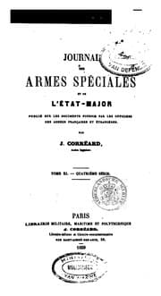 Tapa de Journal des armes spéciales et de l'état-major