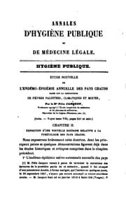 Tapa de Annales d'hygiène publique et de médecine légale