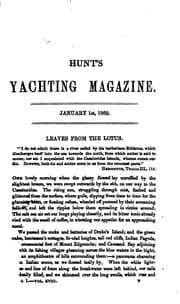 Tapa de Hunt's Yachting Magazine