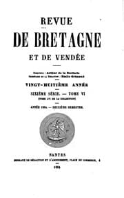 Tapa de Revue de Bretagne et de Vendée