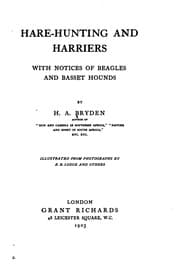 Tapa de Hare-hunting and Harriers: With Notices of Beagles and Basset Hounds
