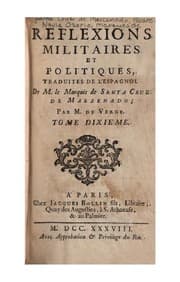 Tapa de Reflexions militaires et politiques