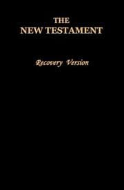 Tapa de The New Testament : Recovery version