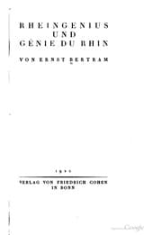 Tapa de Rheingenius und Génie du Rhin