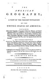 Tapa de The American Geography: Or, a View of the Present Situation of the United ...