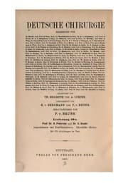 Tapa de Deutsche Chirurgie. v. 11, 1891