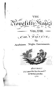Tapa de The Novelist's Magazine