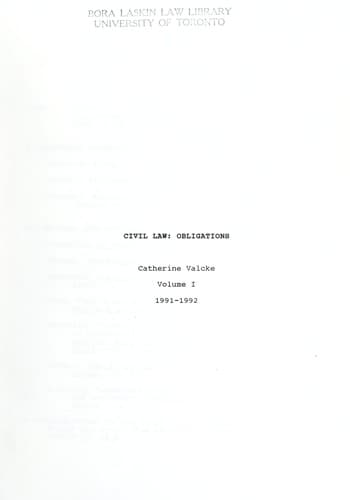 Tapa de Civil law
