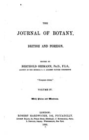 Tapa de Journal of Botany, British and Foreign