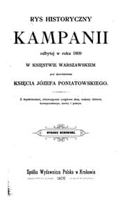 Tapa de Rys historyczny kampanii odbytej w roku 1809 w Księcia Józefa Poniatowskiego