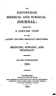 Tapa de The Edinburgh Medical and Surgical Journal