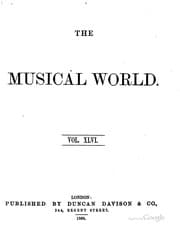 Tapa de The Musical World