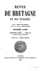 Tapa de Revue de Bretagne et de Vendée