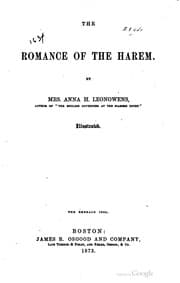 Tapa de The romance of the harem