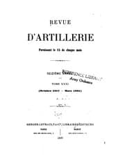 Tapa de Revue d'artillerie