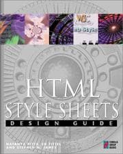 Tapa de HTML style sheets design guide