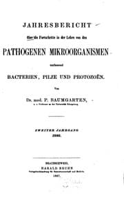 Tapa de Jahresbericht ueber die Fortschritte in der Lehre von den Pathogenen