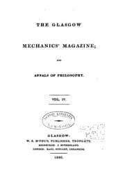 Tapa de Glasgow Mechanics' Magazine, and Annals of Philosophy