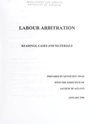 Tapa de Labour arbitration