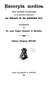 Tapa de Excerpta Medica