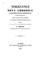 Tapa de Normanniae nova chronica: ab anno Christi CCCCLXXIII ad annum MCCCLXXVIII ...