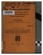 Tapa de Klinisches Jahrbuch. suppl., 1891