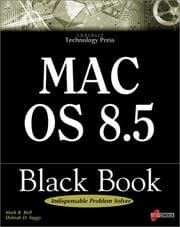 Tapa de Mac OS 8.5 black book