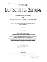 Tapa de Wiener Luftschiffer-zeitung