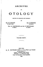 Tapa de Archives of Otology