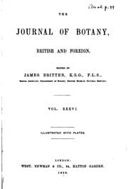 Tapa de Journal of Botany, British and Foreign