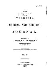 Tapa de Maryland and Virginia Medical Journal