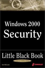 Tapa de Windows 2000 Security Little Black Book