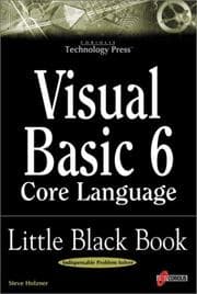 Tapa de Visual Basic 6 core language