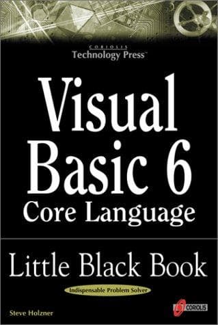 Tapa de Visual Basic 6 Core Language Little Black Book