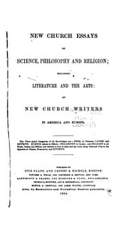 Tapa de New Church Essays on Science, Philosophy and Religion: Including Literature and the Arts