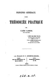 Tapa de Principes généraux d'une théodicée pratique