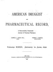 Tapa de American Druggist and Pharmaceutical Record