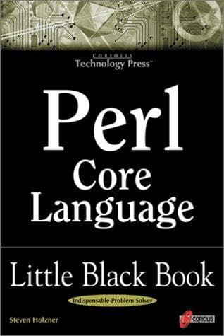 Tapa de Perl Core Language Little Black Book