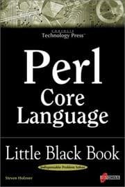 Tapa de Perl Core Language Little Black Book