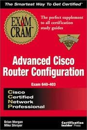 Tapa de CCNP advanced Cisco router configuration exam cram