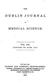 Tapa de The Dublin Journal of Medical Science